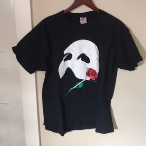 Black Graphic Tee-Shirt - Size Large